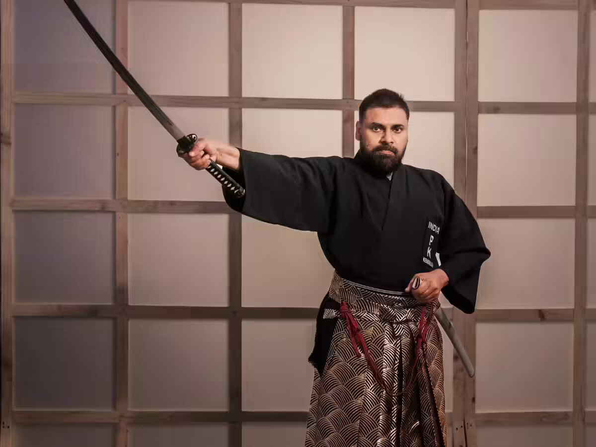 Pawan Kalyan Becomes First Indian to Receive Formal Kenjutsu Induction Honour
