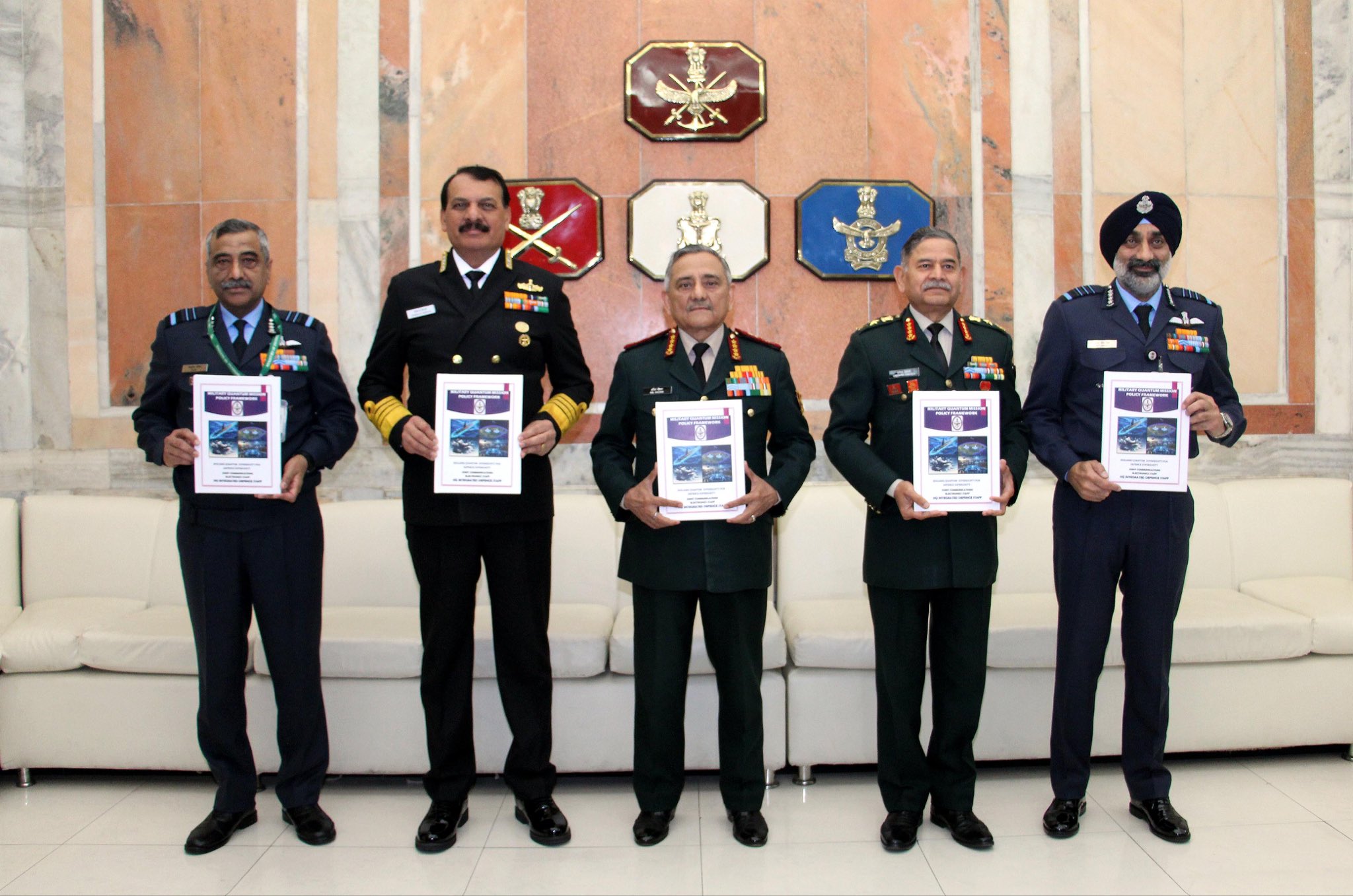 Chief of Defence Staff Releases Military Quantum Mission Policy Framework for Tri-Services