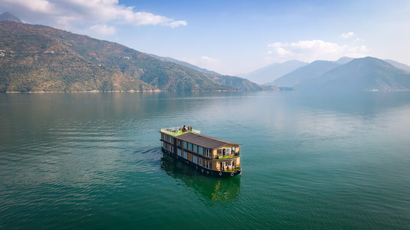 Tehri Lake in Tehri Garhwal, Uttarakhand: Artificial Reservoir Formed by Tehri Dam