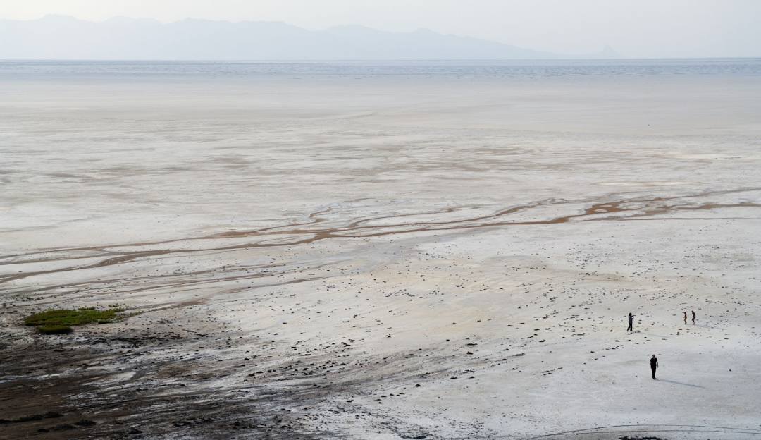 Lake Urmia in Northwestern Iran