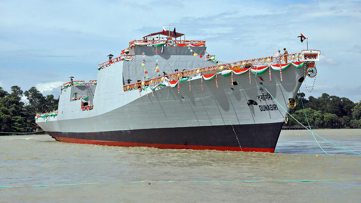 Indian Navy Commissions INS Dunagiri
