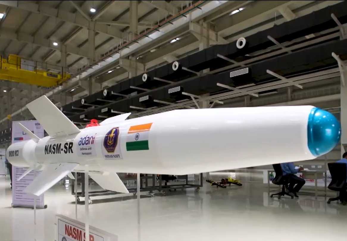 DRDO, Indian Navy Conduct Maiden Salvo Launch of NASM-SR Anti-Ship Missile