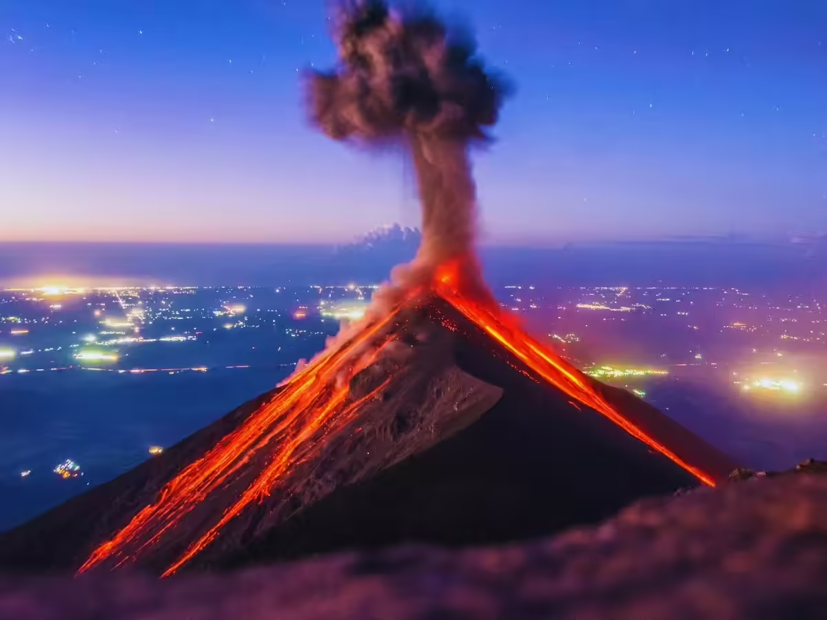 Mayon Volcano Erupts in the Philippines