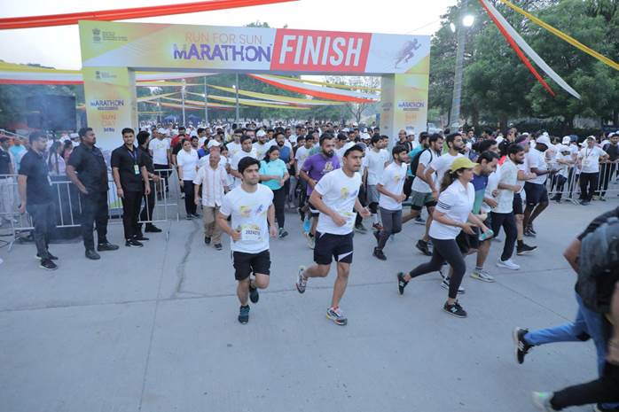 MNRE Organises Run for Sun Marathon in New Delhi on International Sun Day