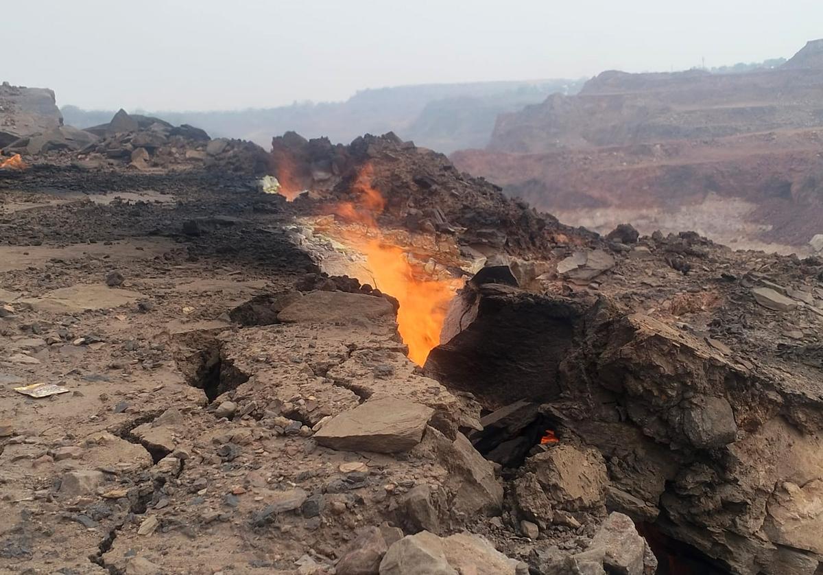 Jharia Coalfield Fires in Jharkhand