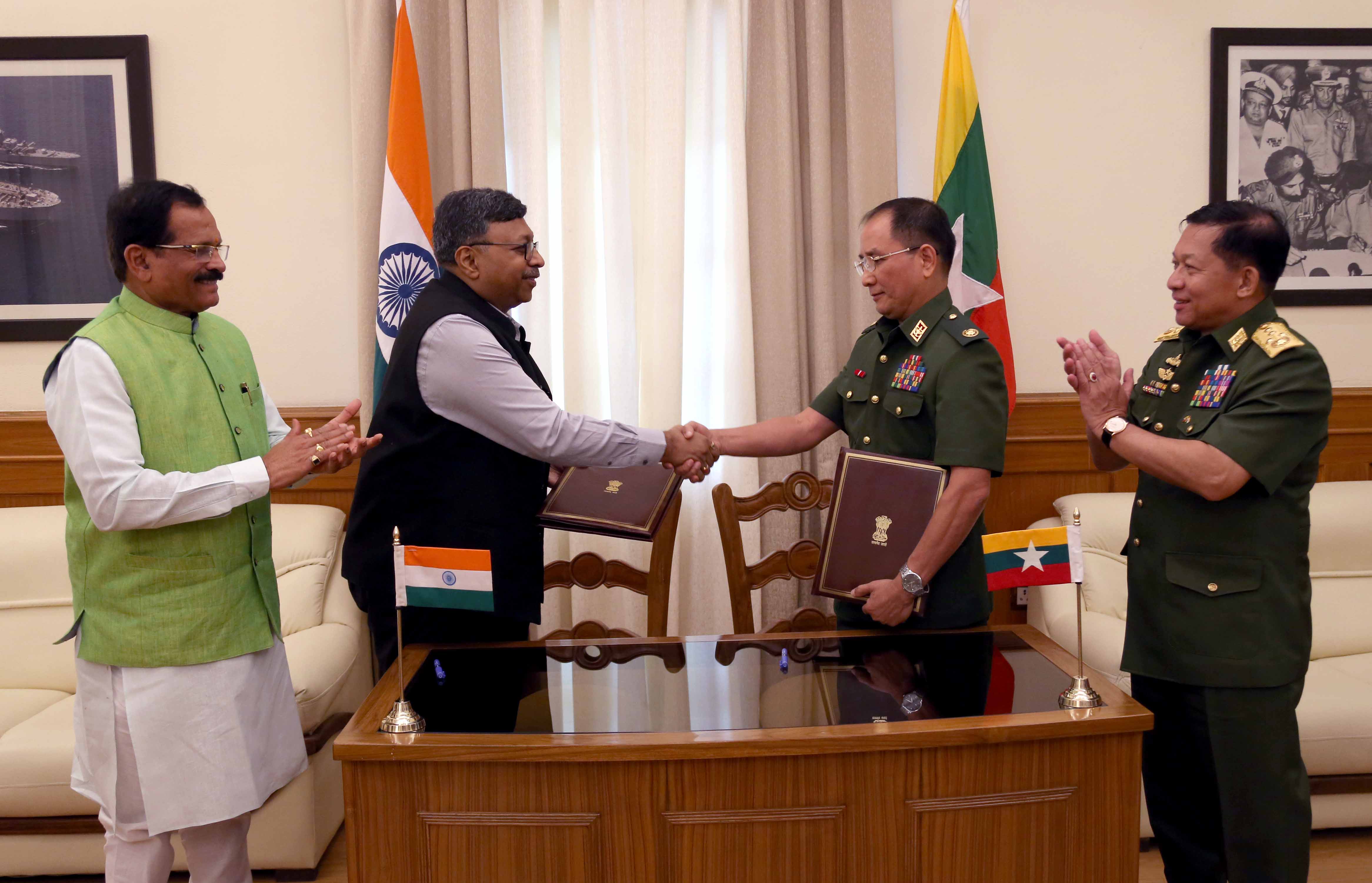 India-Myanmar Leaders Review Bilateral Ties