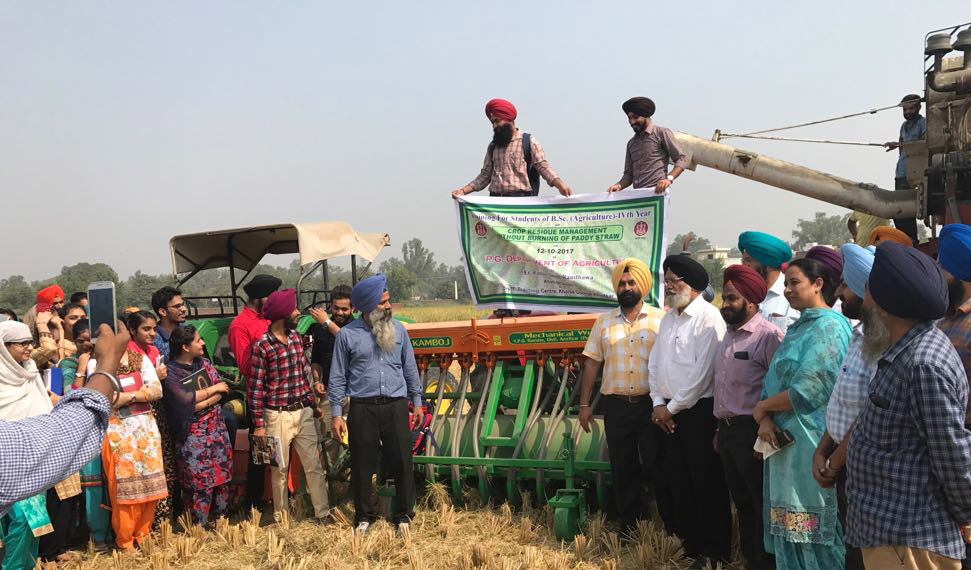 Crop Residue Management Scheme under RKVY
