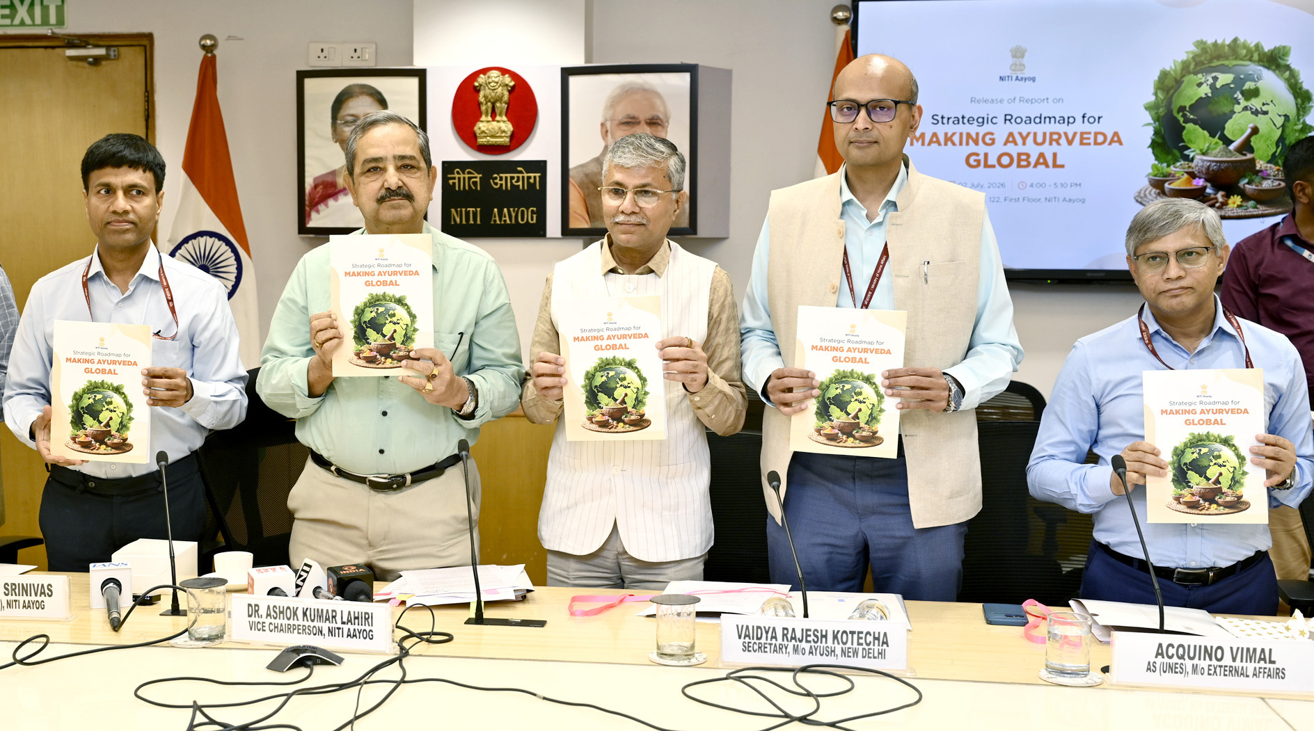 NITI Aayog Releases “Strategic Roadmap for Making Ayurveda Global”