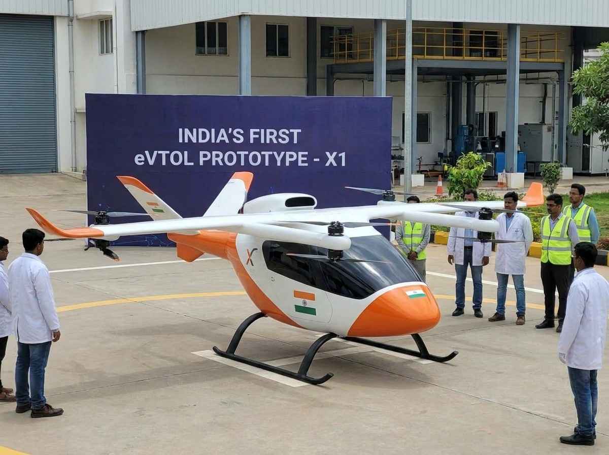 Chennai’s ePlane Unveils PT-01, India’s First Full-Scale eVTOL Prototype