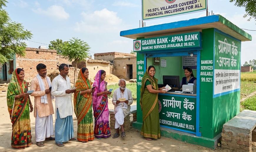 India Achieves 99.92% Village Banking Access Within 5 km Radius