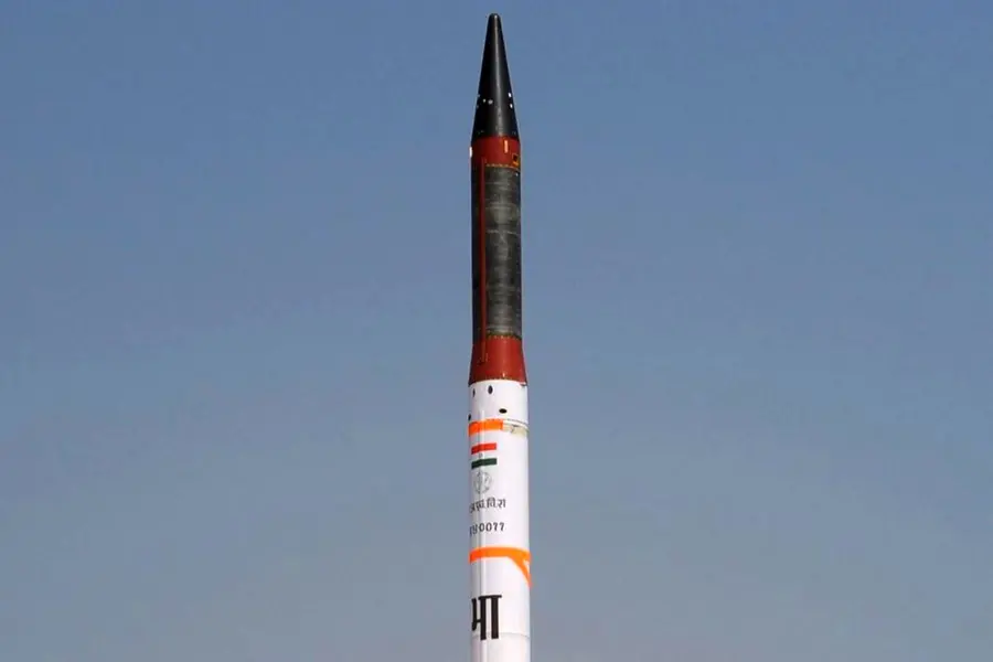 Agni-4 Medium-Range Ballistic Missile Test-Fired