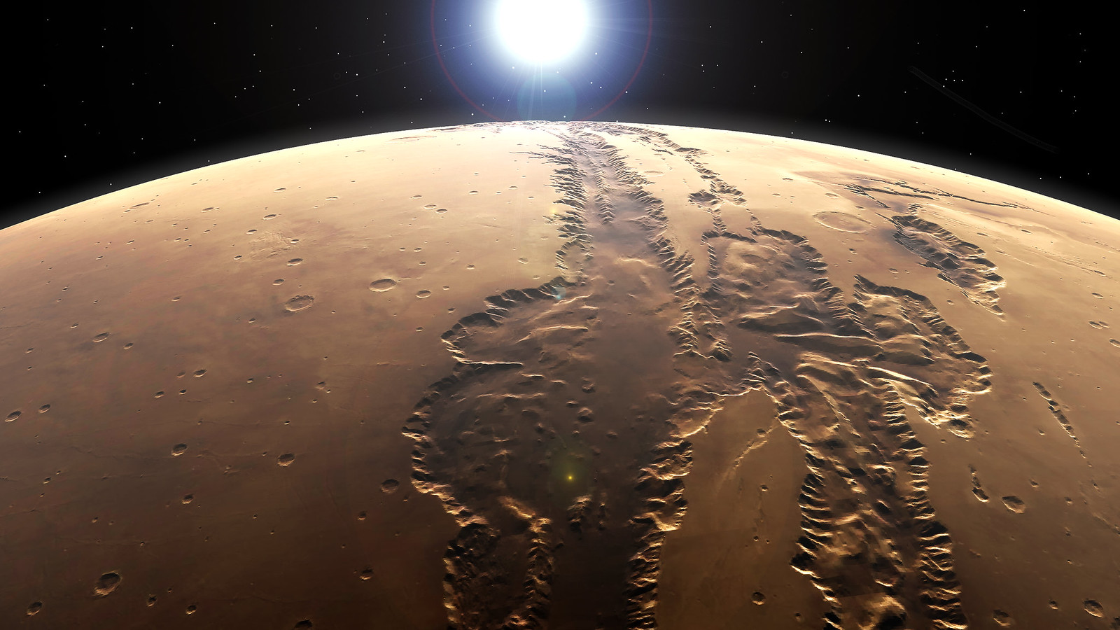 Icarus Study Reconstructs Ancient Valles Marineris Flood on Mars