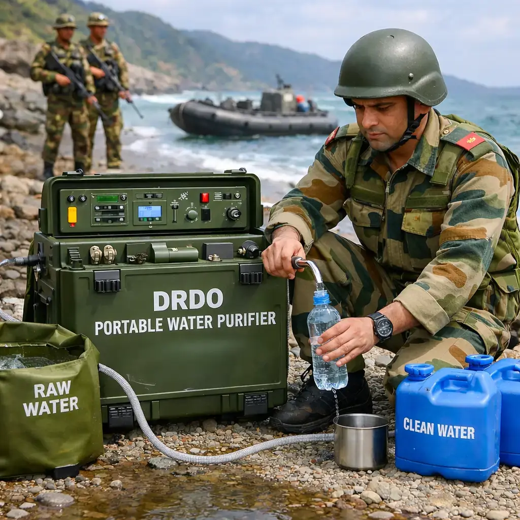 DRDO Develops Hand-Operated Sea Water Desalination System (SWaDeS) for Troops